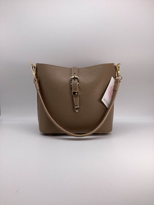 Borsa Buckle taupe