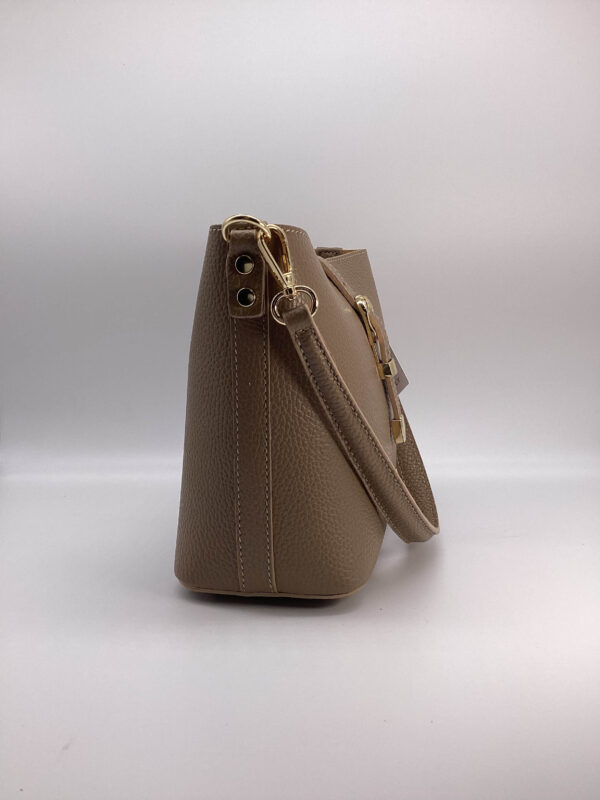 Borsa Buckle taupe - immagine 4