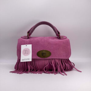 Borsa Mary Suede fucsia polveroso