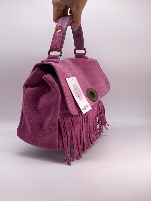 Borsa Mary Suede fucsia polveroso - immagine 6