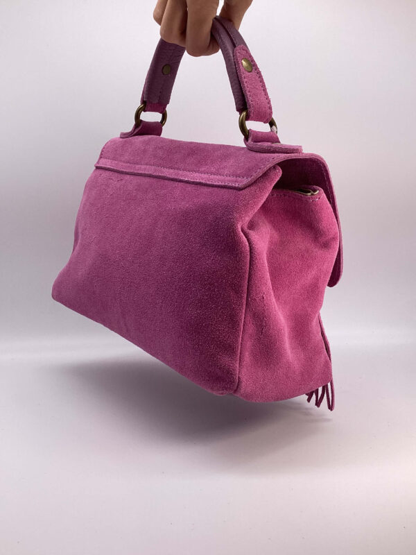 Borsa Mary Suede fucsia polveroso - immagine 4