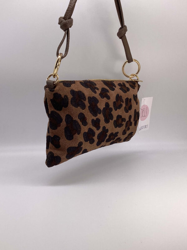 Borsa Rings Mini leopardata marrone - immagine 2