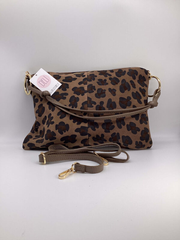 Borsa Rings leopardata marrone - immagine 3