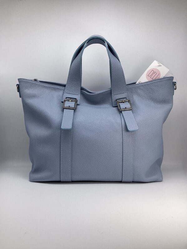 Borsa Cinzia azzurro pastello