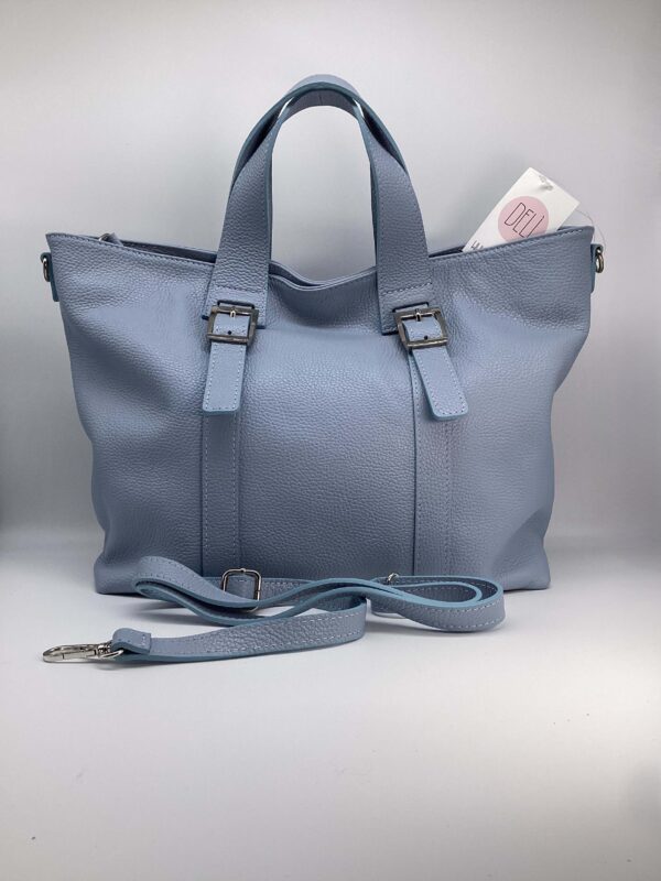Borsa Cinzia azzurro pastello - immagine 2