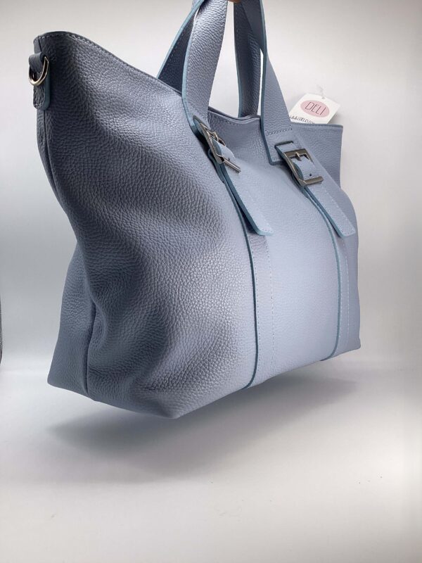 Borsa Cinzia azzurro pastello - immagine 3