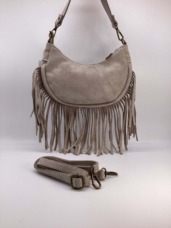 Borsa Maya sabbia glitter - immagine 2