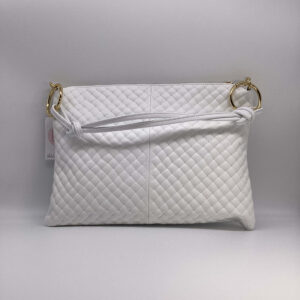 Borsa Rings Quadro bianca