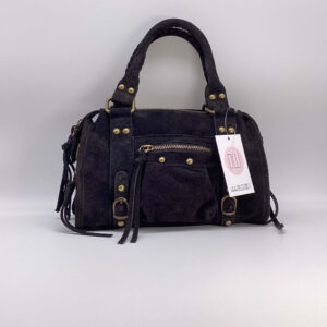 Parisienne mini camoscio nera