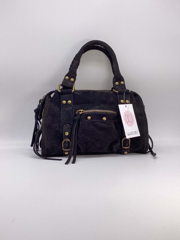 Parisienne mini camoscio nera