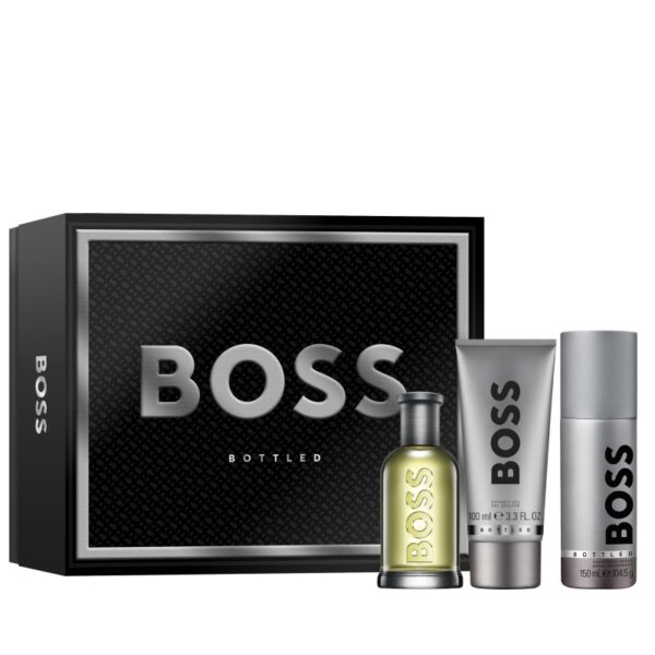 Hugo Boss Bottled Set 100ml + Gel Doccia + Deo Spray
