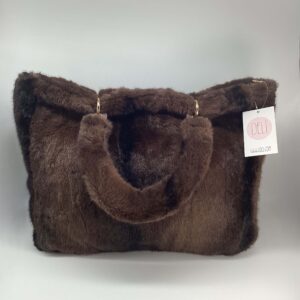 Maxi Bag Peluche marrone