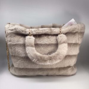 Maxi Bag Peluche greige caldo