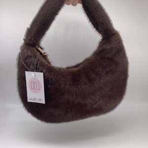 Borsa Luna Peluche marrone