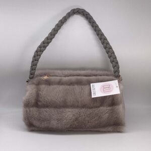 Bauletto Peluche grigio ghiaccio