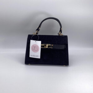 Borsa Calista Mini nera camoscio