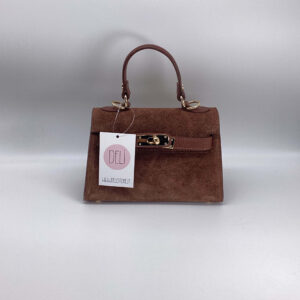Borsa Calista Mini marrone camoscio