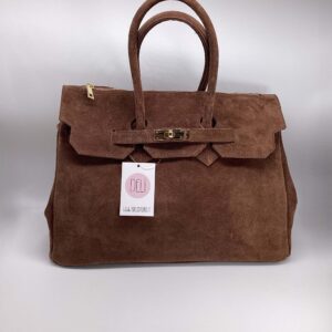 Borsa Calista Maxi marrone camoscio