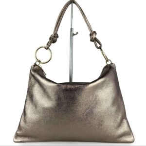 Borsa Rings laminata oro