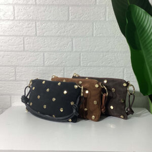 Borsa Rings Mini Suede Borchie